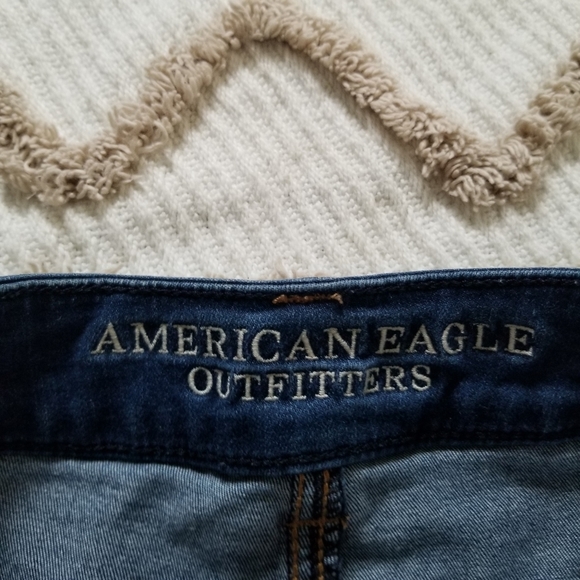 American Eagle Super Stretch Distressed Jean Shorts - Picture 4 of 11